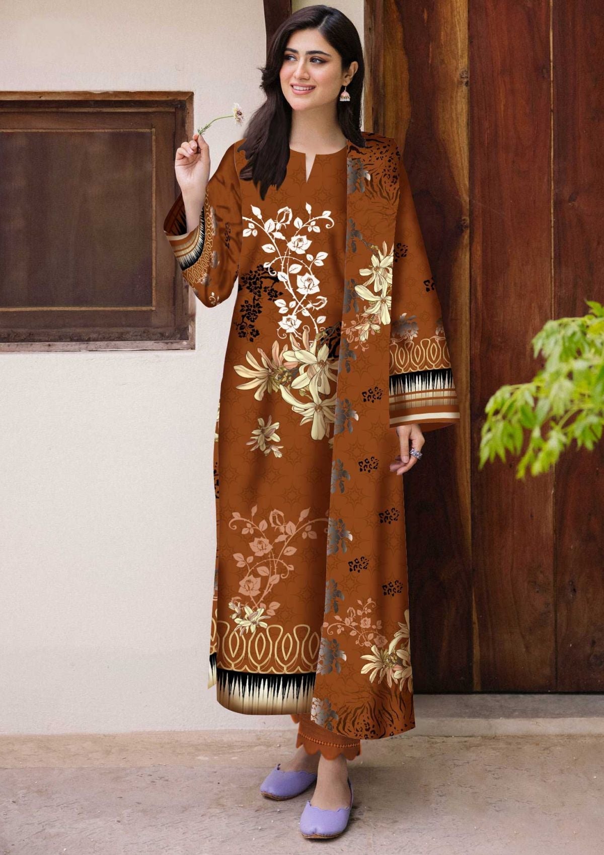 Winter Collection - Art n Style - Monsoon Linen 24 - AMS#07 - Official Art n Style - Agha Fabrics UK