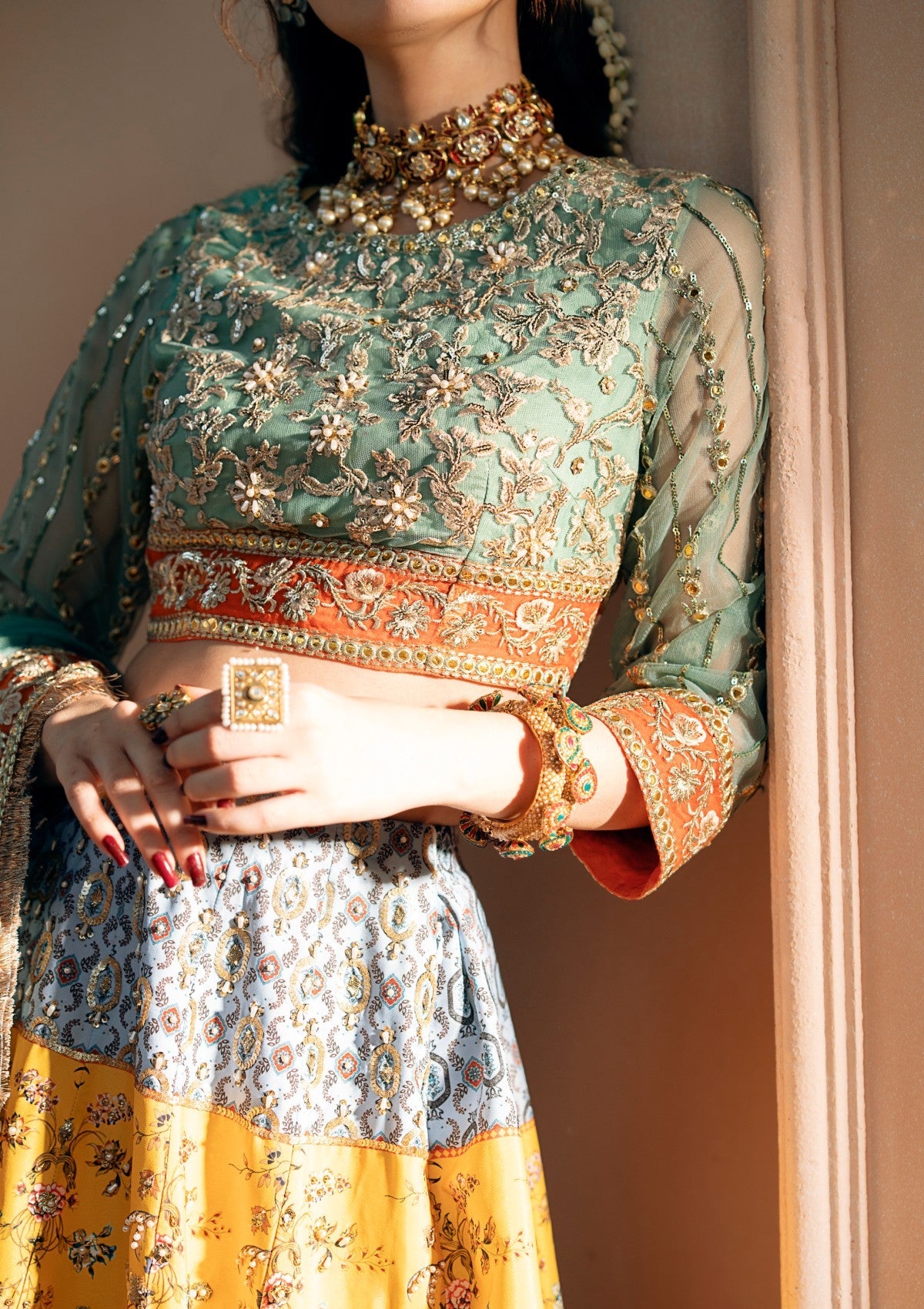 Pret - Fozia Khalid - Chamakh Dhamakh - Wedding Festivity - Shagun