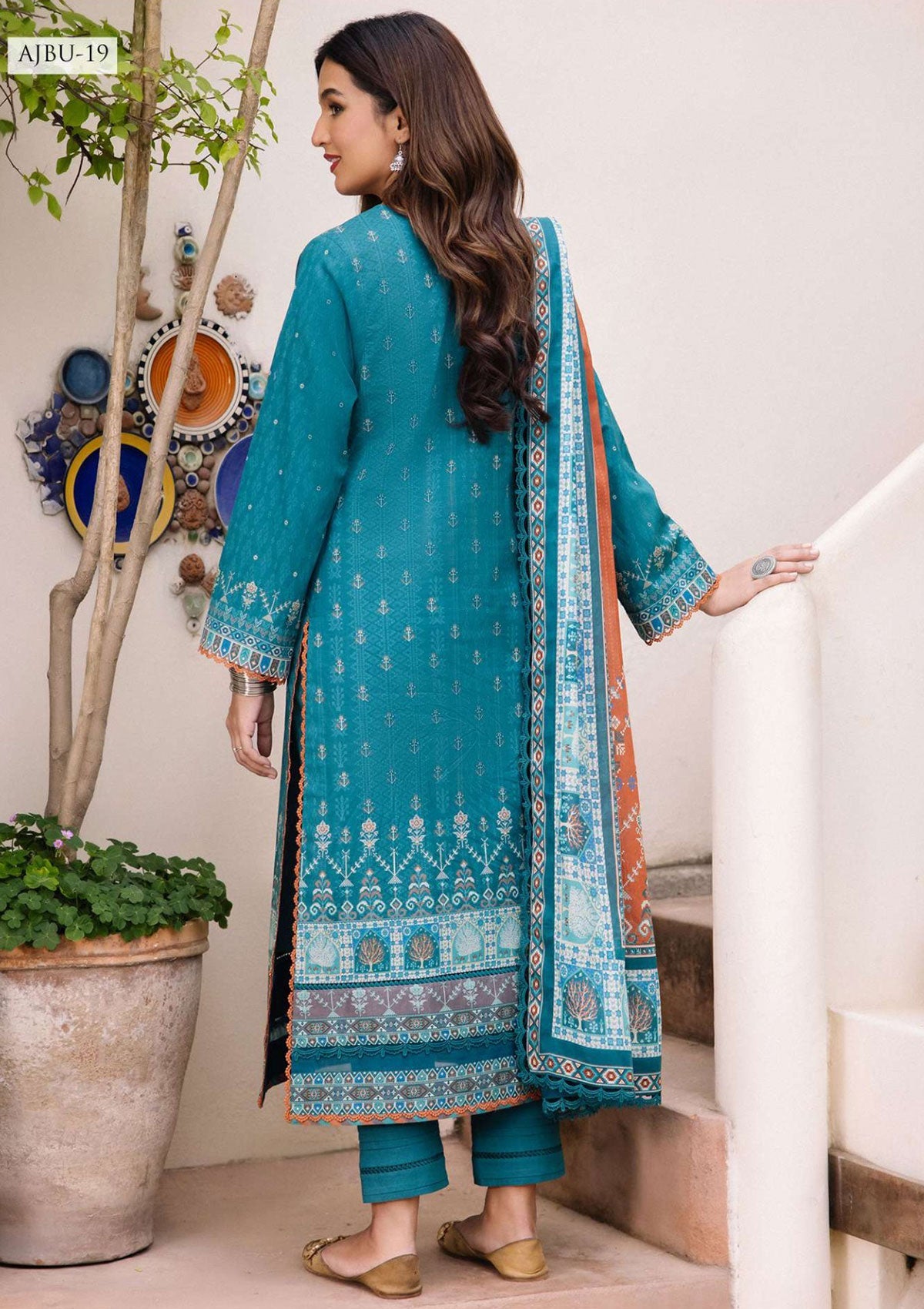 Lawn Collection - Asim Jofa - Prints Vol 2 - JP24#19 - Official Asim Jofa - Agha Fabrics UK