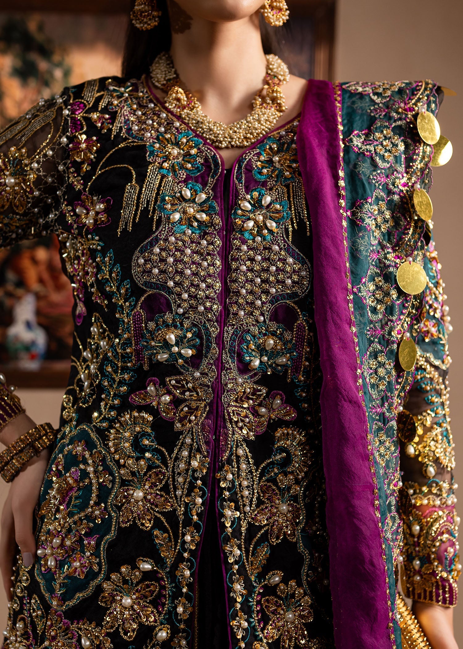 Maria Osama Khan | Lamhay Wedding Festive | Zumar - Official Maria Osama Khan - Agha Fabrics UK