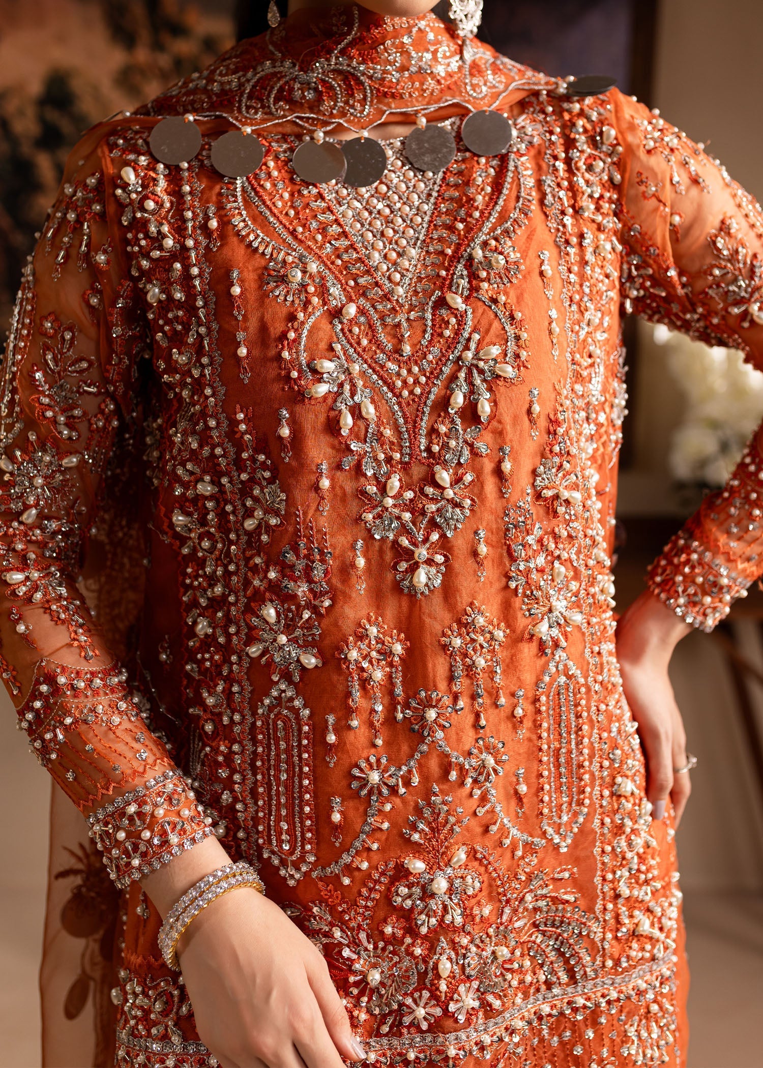 Maria Osama Khan | Lamhay Wedding Festive | Gulnaar - Official Maria Osama Khan - Agha Fabrics UK