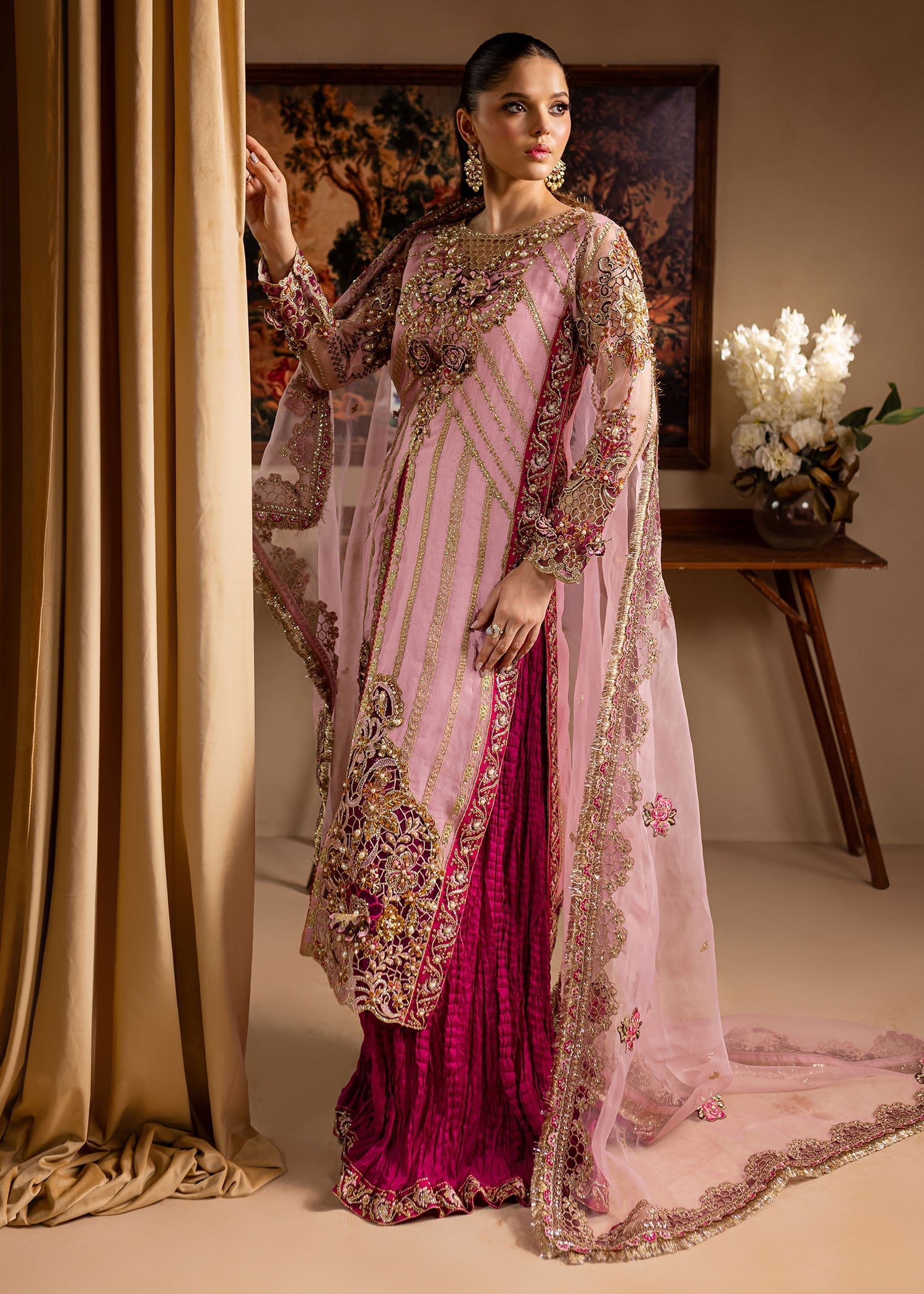 Maria Osama Khan | Lamhay Wedding Festive | Zarmina - Official Maria Osama Khan - Agha Fabrics UK
