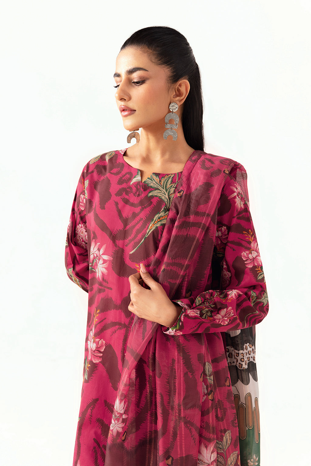 Ramsha | Pinted Lawn | RP-102 - Official Ramsha - Agha Fabrics UK