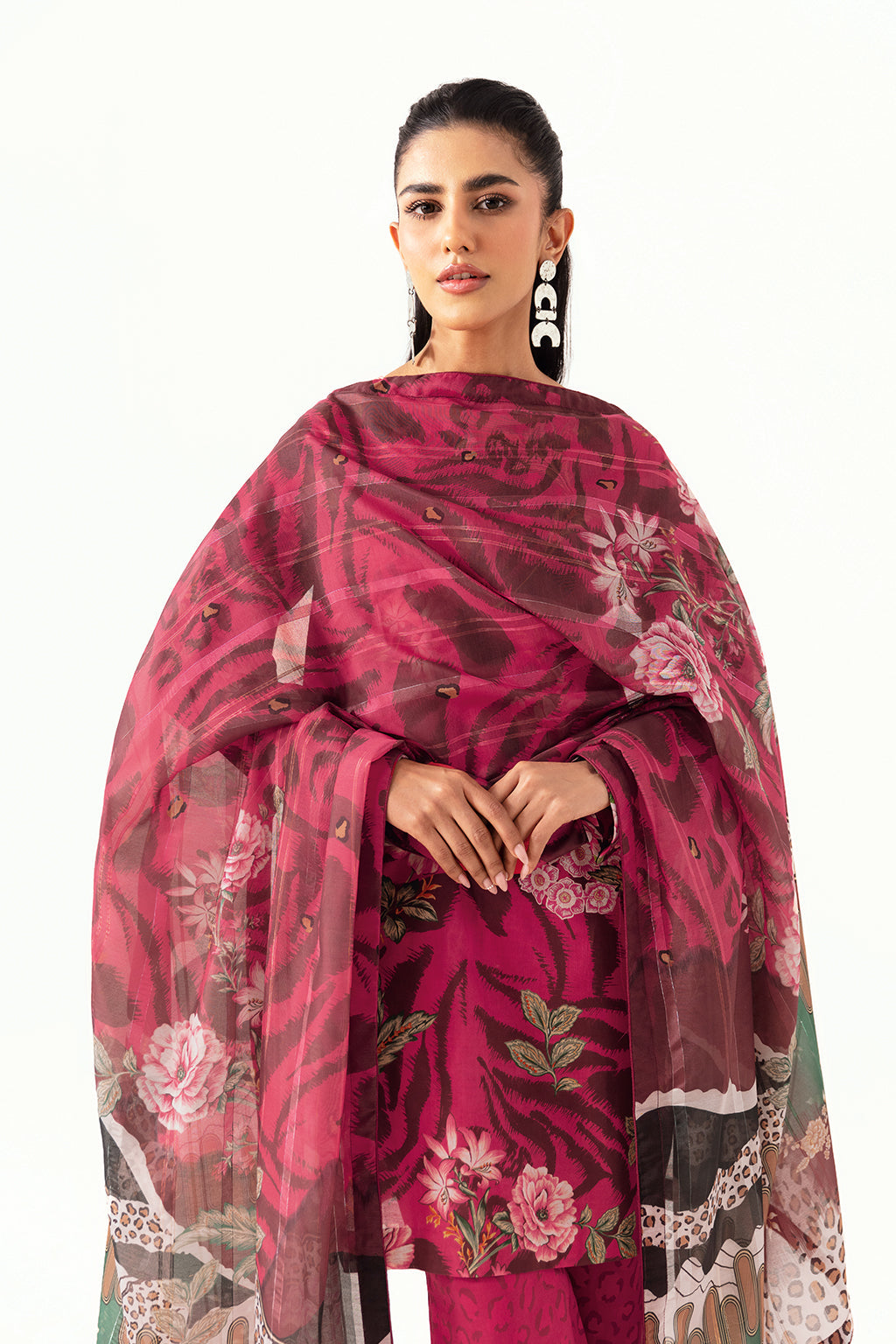 Ramsha | Pinted Lawn | RP-102 - Official Ramsha - Agha Fabrics UK