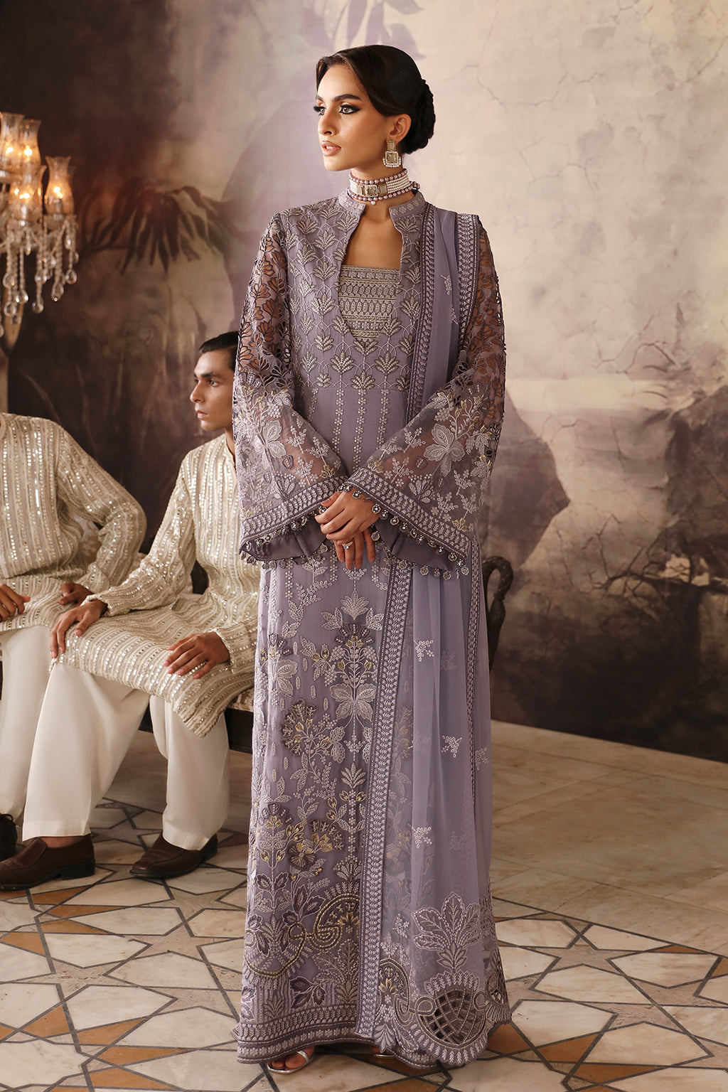 Flossie | Mehak Luxury Formals | FE-805 (A) - Official Flossie - Agha Fabrics UK