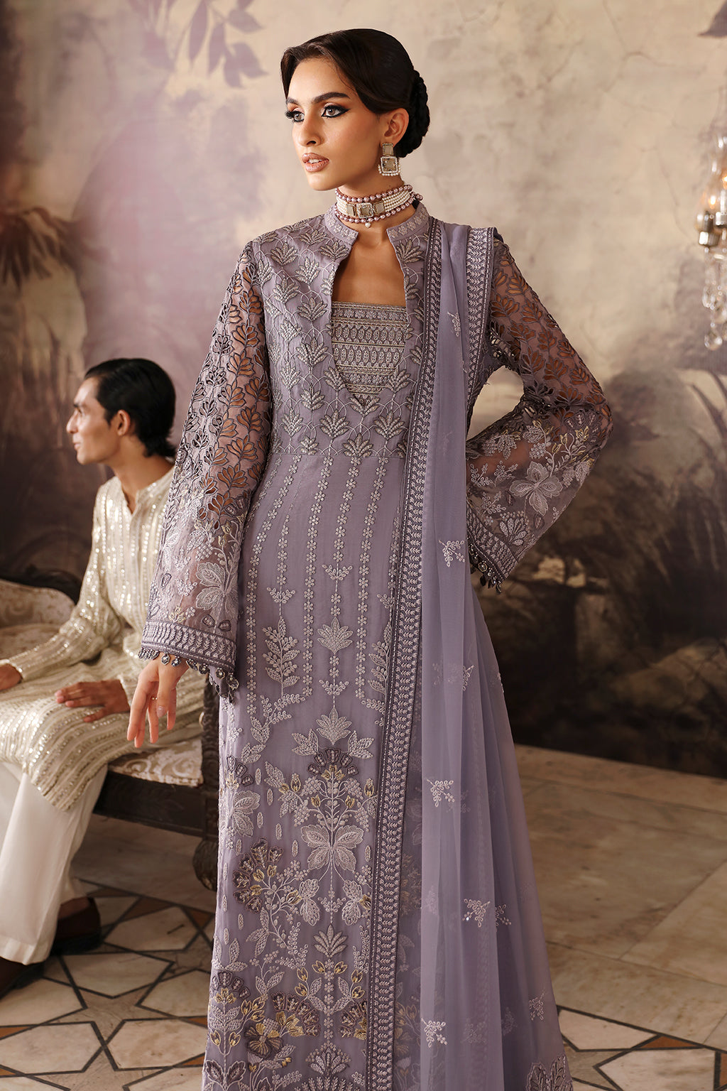 Flossie | Mehak Luxury Formals | FE-805 (A) - Official Flossie - Agha Fabrics UK
