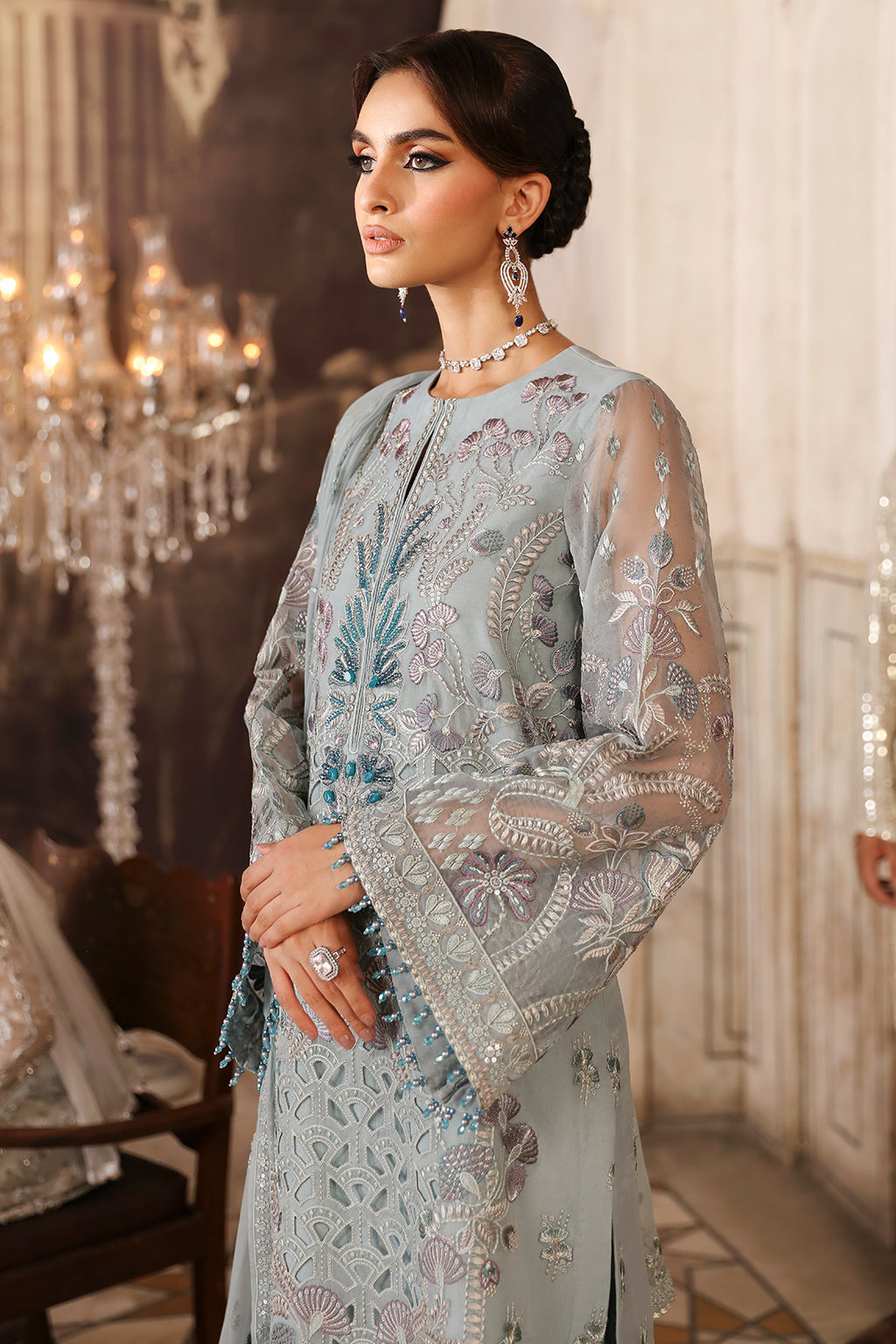 Flossie | Mehak Luxury Formals | FE-807 (A) - Official Flossie - Agha Fabrics UK