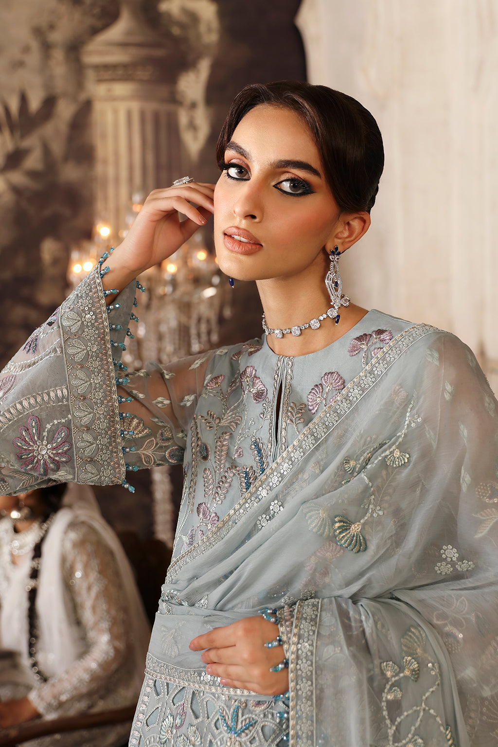 Flossie | Mehak Luxury Formals | FE-807 (A) - Official Flossie - Agha Fabrics UK