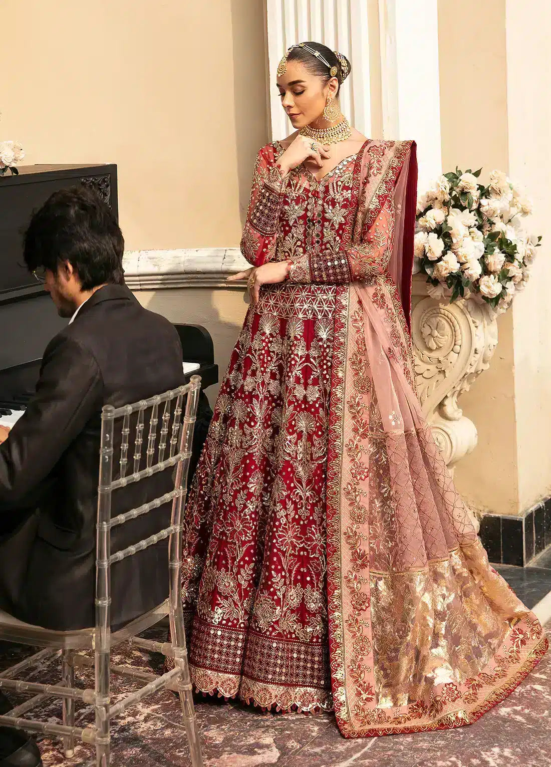 Gulaal | Wedding Collection 23 | ZIVA (GL-WU-23V1-02) - Official Gulaal - Agha Fabrics UK