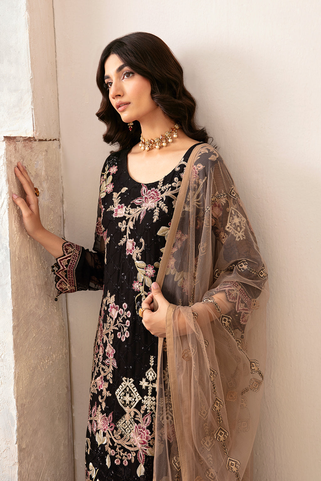 Ramsha | Rangoon Chiffon Collection 24 | D-1204 - Official Ramsha - Agha Fabrics UK