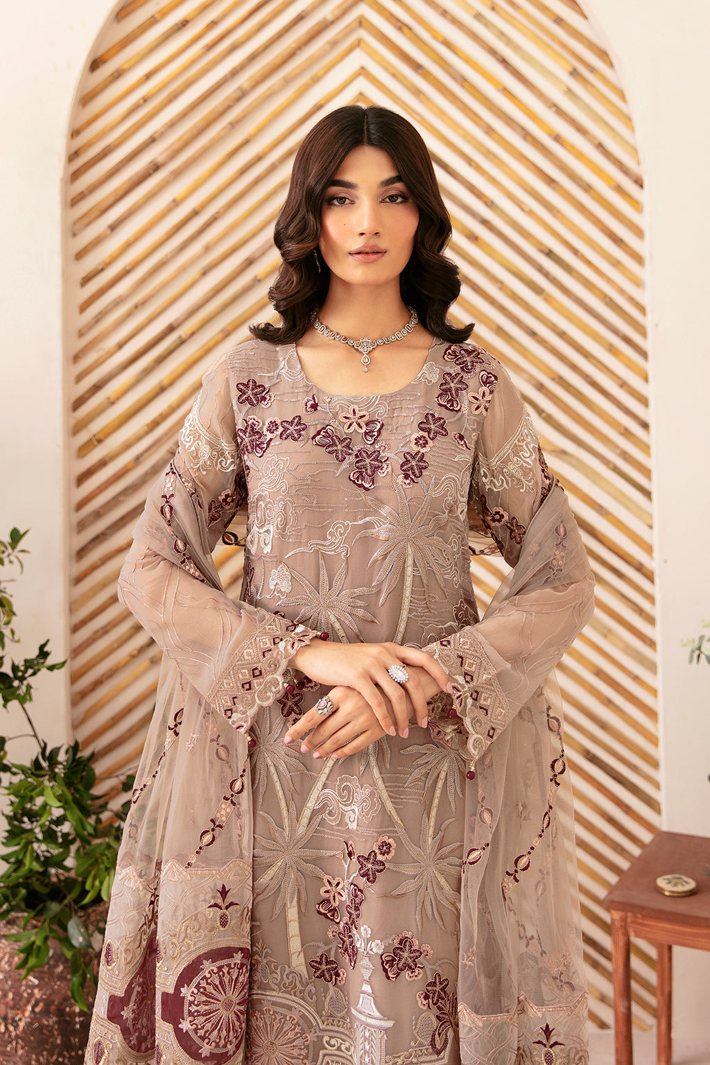 Ramsha | Rangoon Chiffon Collection 24 | D-1206 - Official Ramsha - Agha Fabrics UK