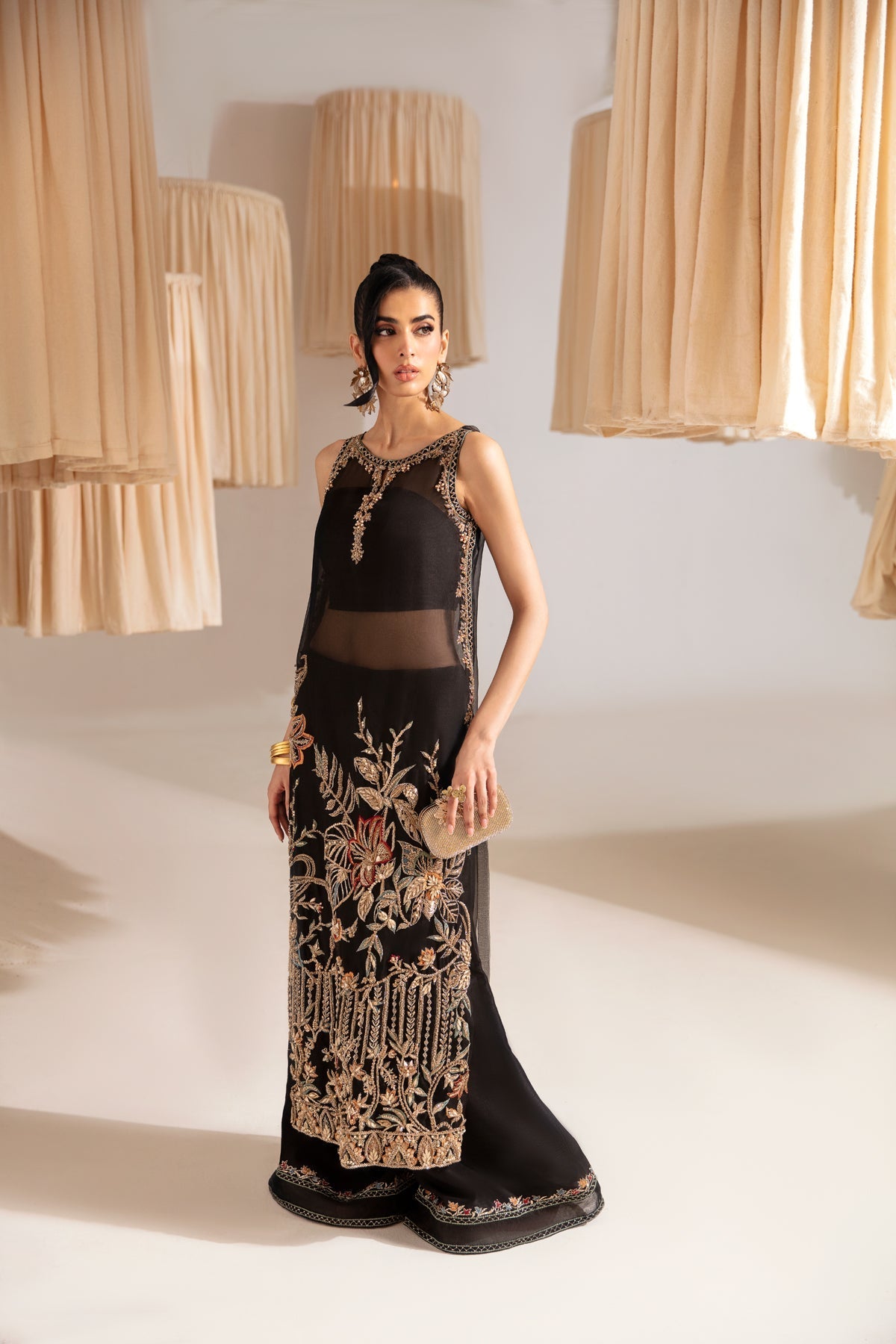 Ayesha and Usman | Aura Luxury Pret | MELANIC