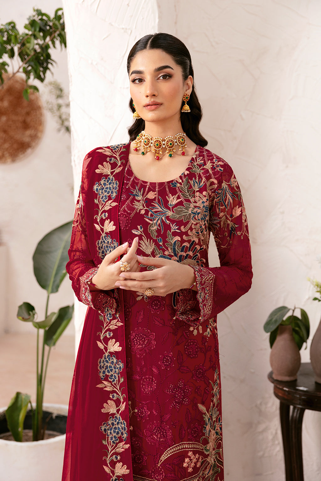 Ramsha | Rangoon Chiffon Collection 24 | D-1205 - Official Ramsha - Agha Fabrics UK
