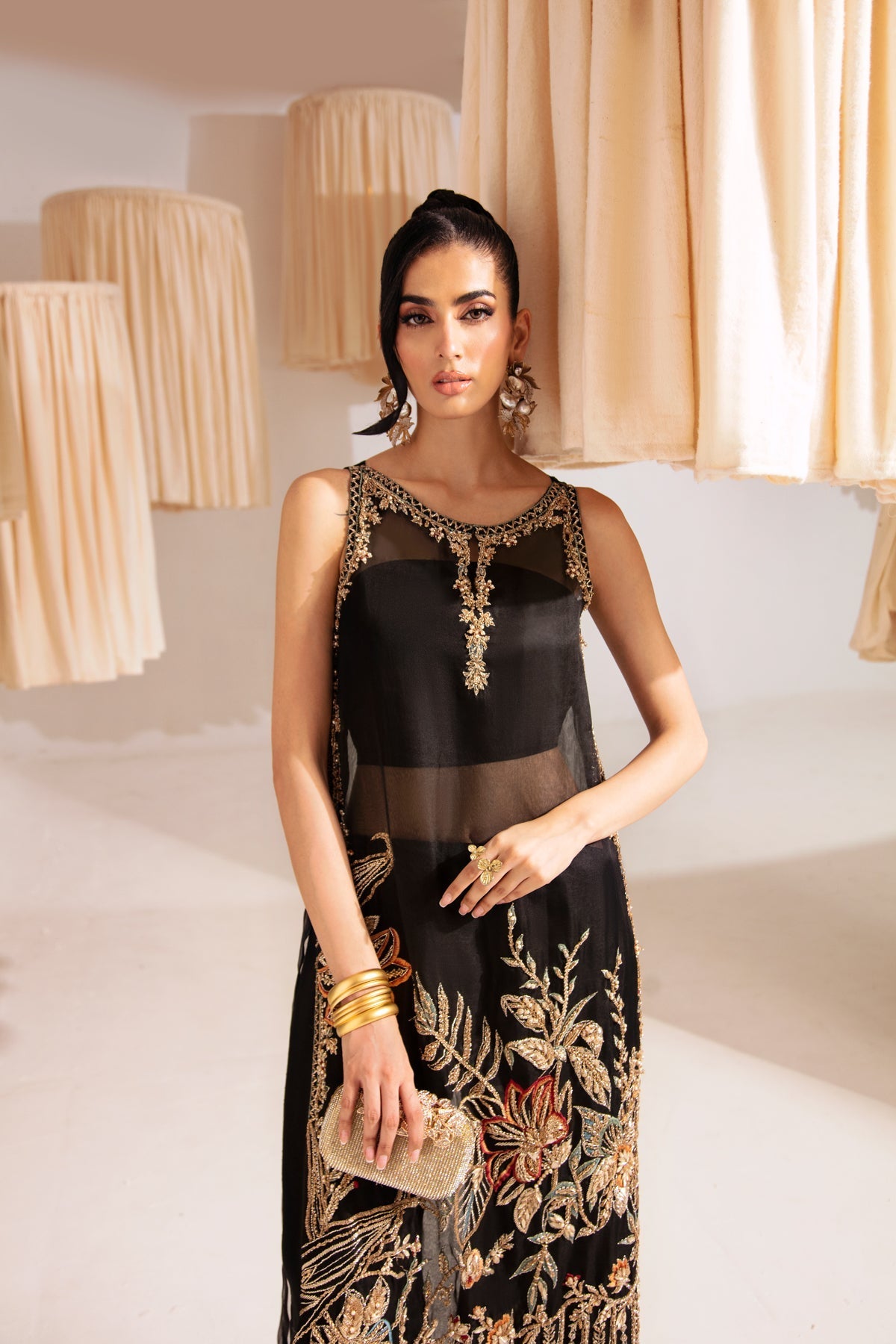 Ayesha and Usman | Aura Luxury Pret | MELANIC