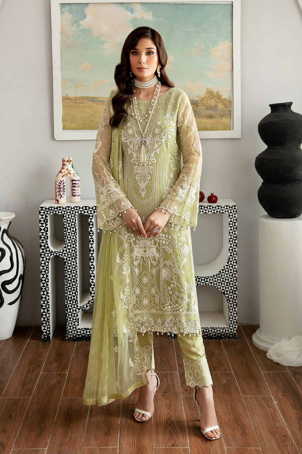 Ramsha | Rangoon Chiffon Collection 24 | D-1105 - Official Ramsha - Agha Fabrics UK
