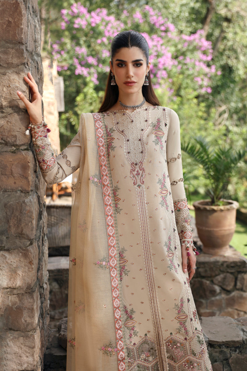 Qalamkar | Qlinekari Linen Collection | LM-11 ZIA