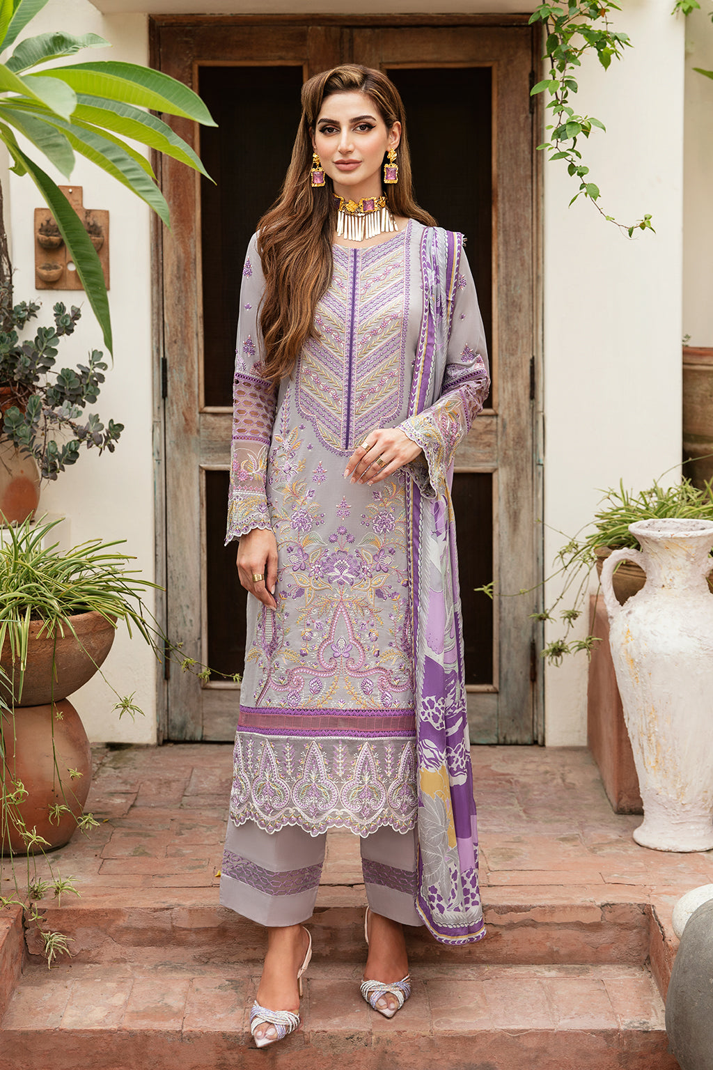 Ramsha | Riwayat Lawn Collection | Y-809