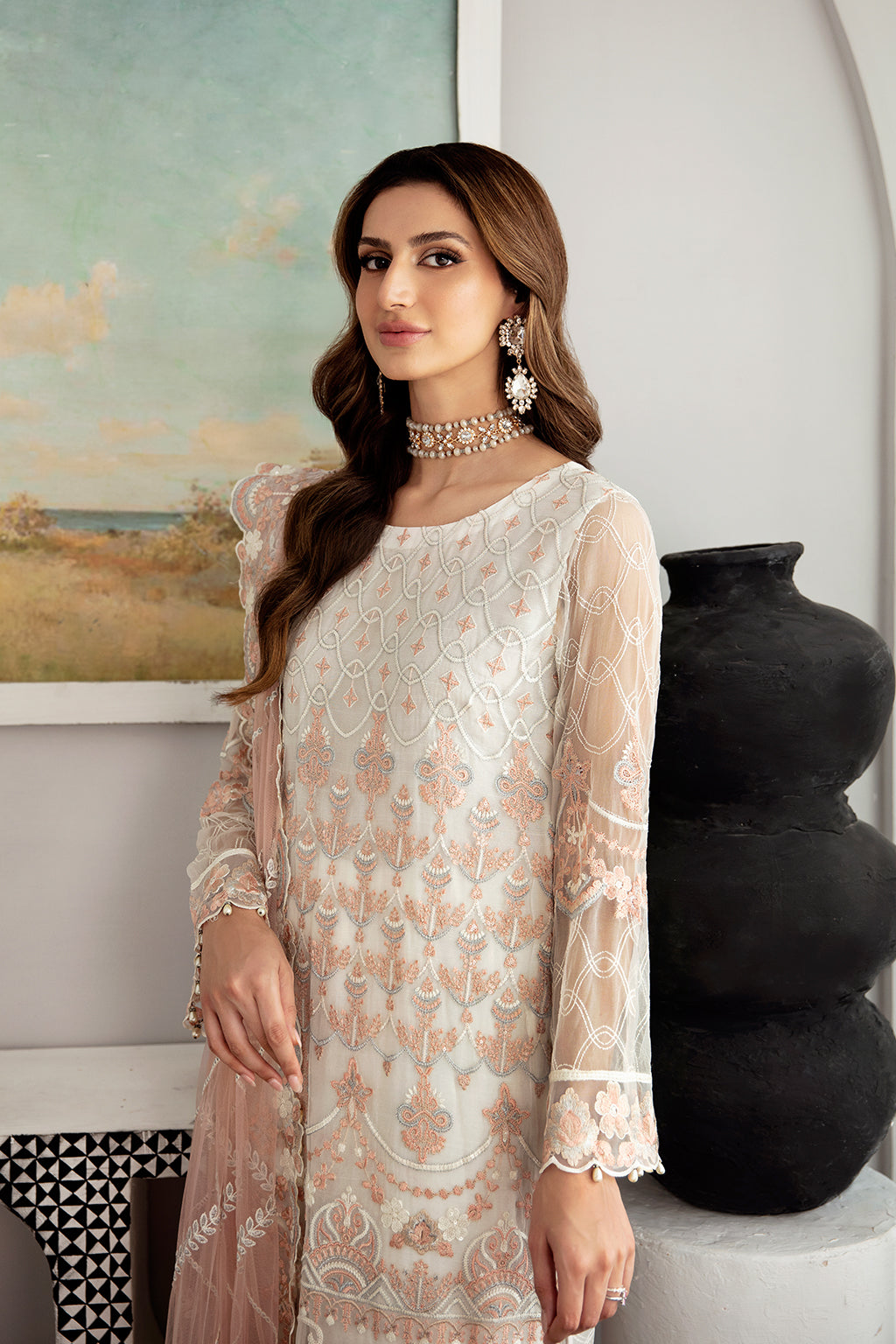 Ramsha | Rangoon Chiffon Collection 24 | D-1103 - Official Ramsha - Agha Fabrics UK