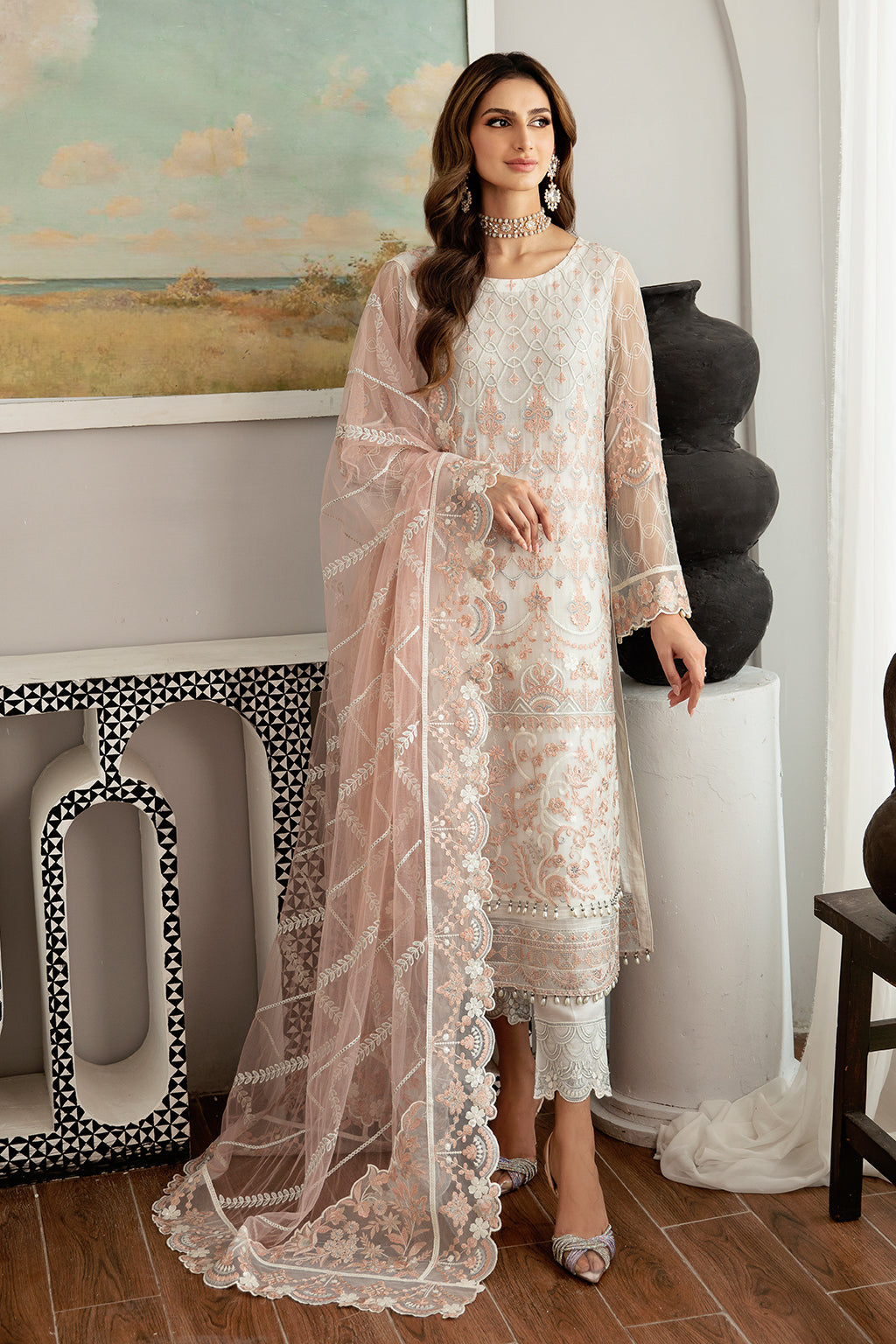 Ramsha | Rangoon Chiffon Collection 24 | D-1103 - Official Ramsha - Agha Fabrics UK