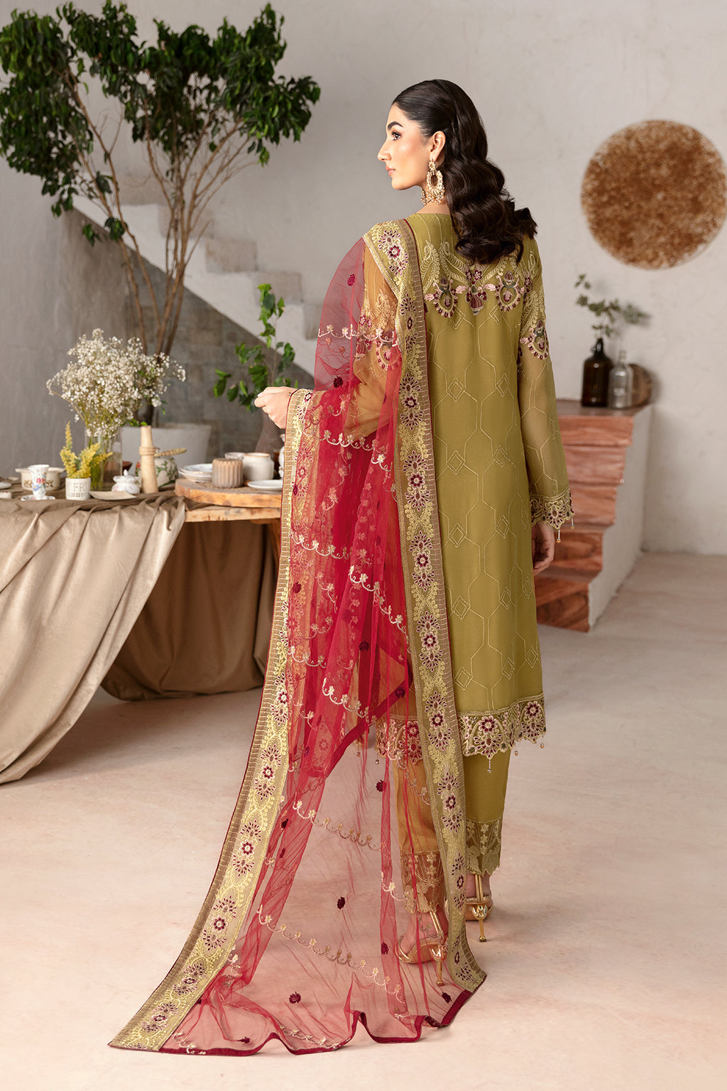 Ramsha | Rangoon Chiffon Collection 24 | D-1203 - Official Ramsha - Agha Fabrics UK