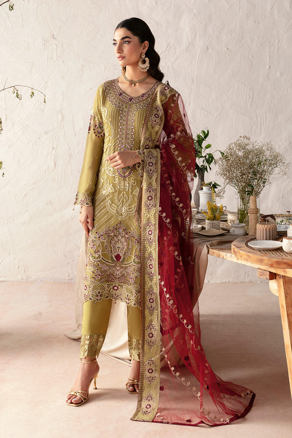 Ramsha | Rangoon Chiffon Collection 24 | D-1203 - Official Ramsha - Agha Fabrics UK