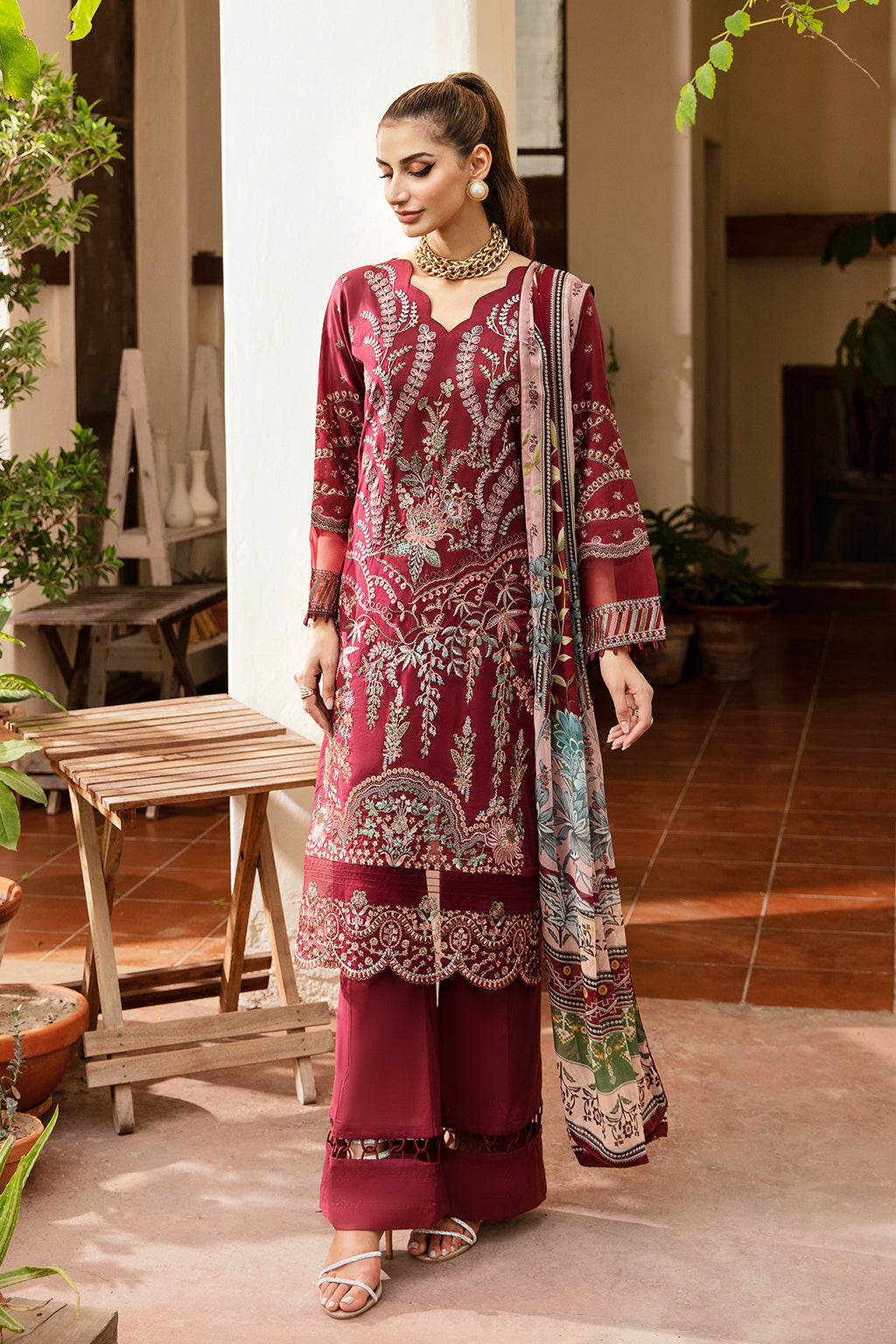 Ramsha | Riwayat Lawn Collection | Y-801