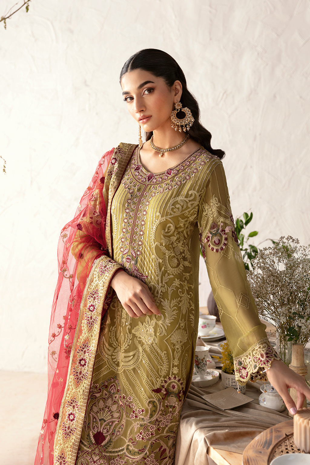 Ramsha | Rangoon Chiffon Collection 24 | D-1203 - Official Ramsha - Agha Fabrics UK