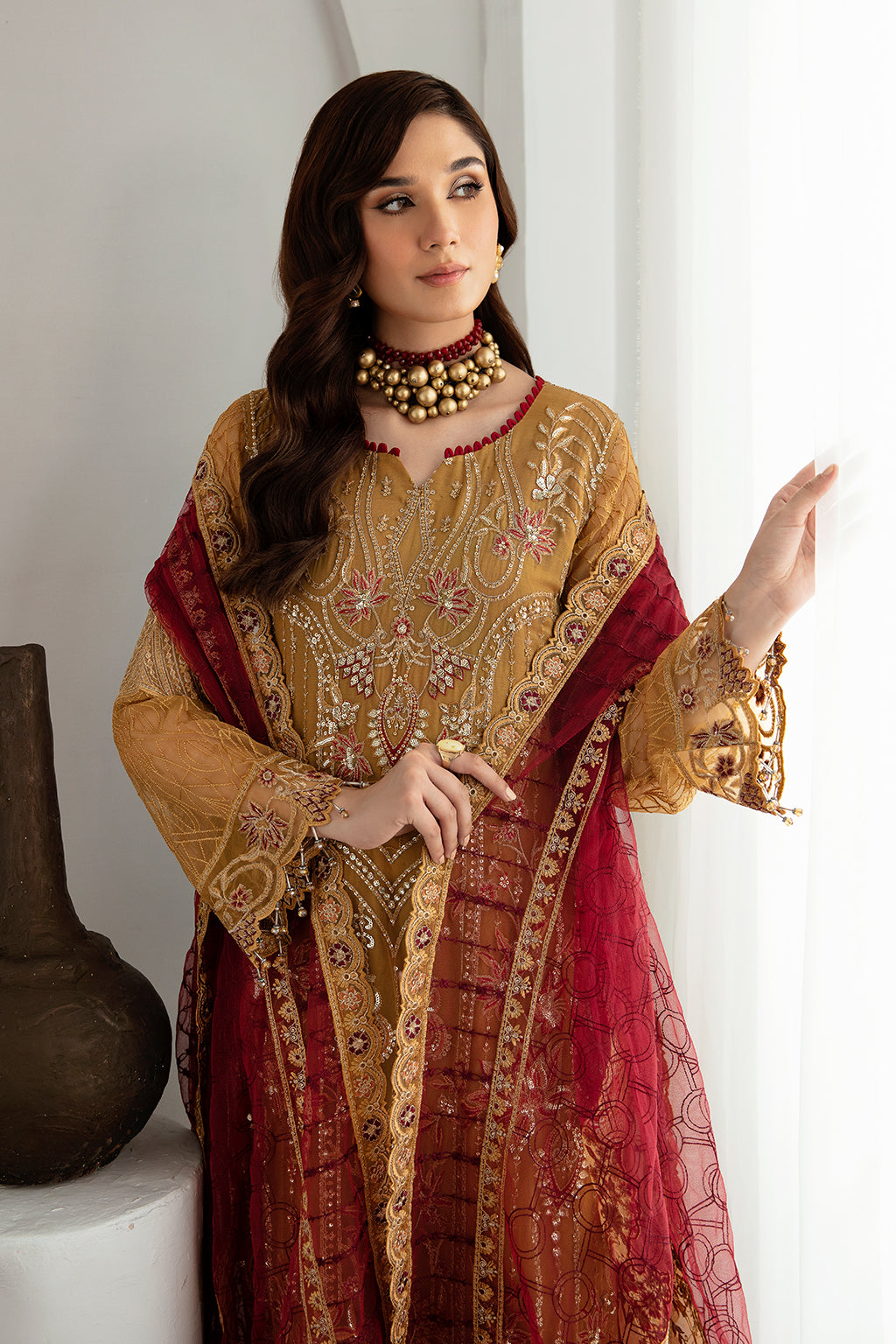 Ramsha | Rangoon Chiffon Collection 24 | D-1110 - Official Ramsha - Agha Fabrics UK