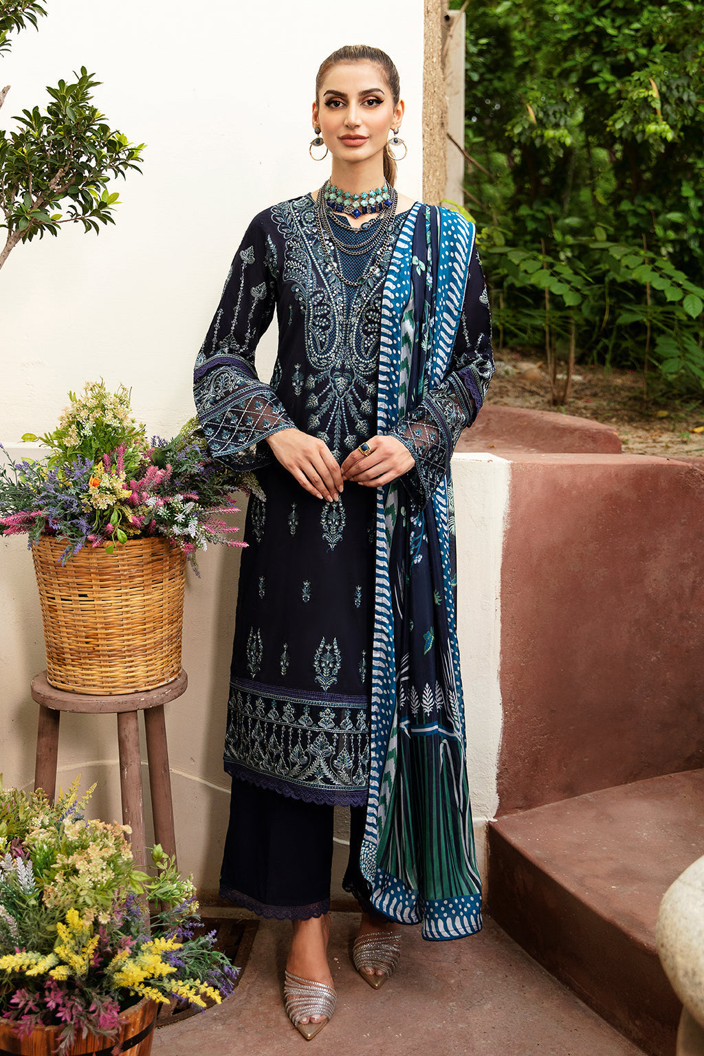 Ramsha | Riwayat Lawn Collection | Y-803