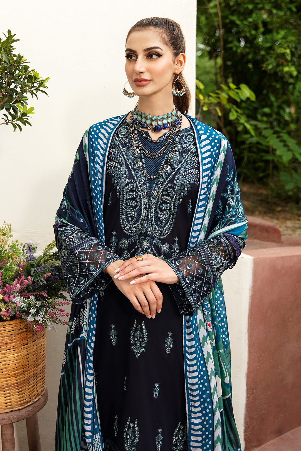 Ramsha | Riwayat Lawn Collection | Y-803