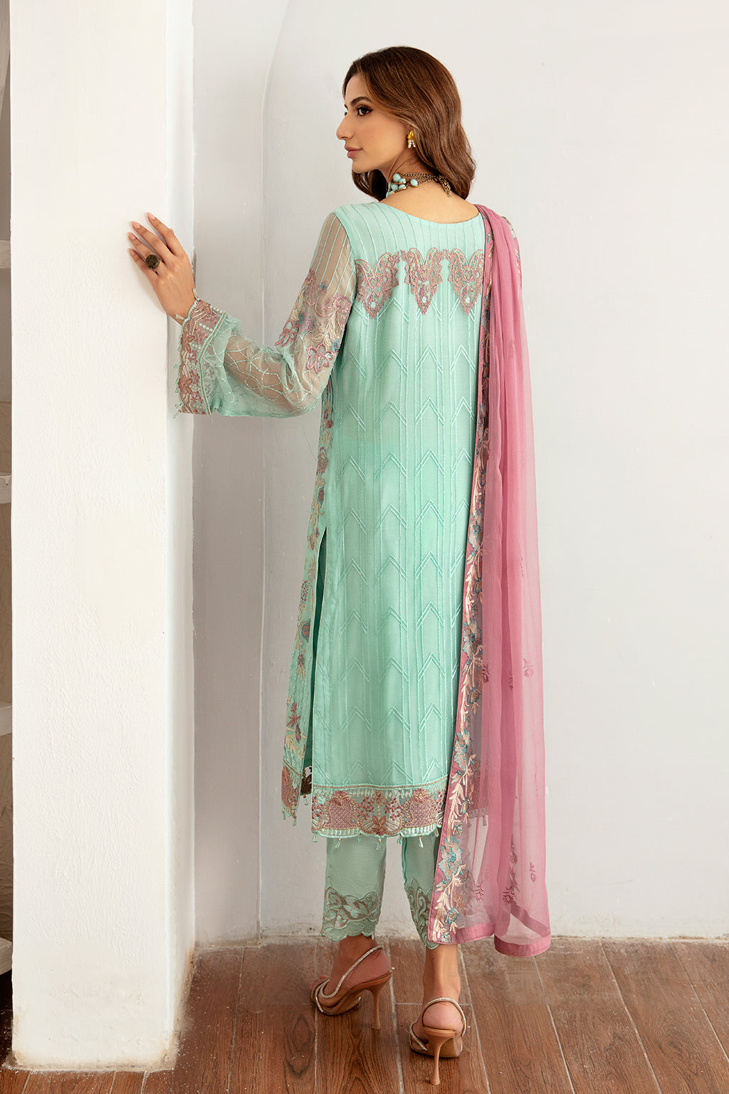Ramsha | Rangoon Chiffon Collection 24 | D-1107 - Official Ramsha - Agha Fabrics UK
