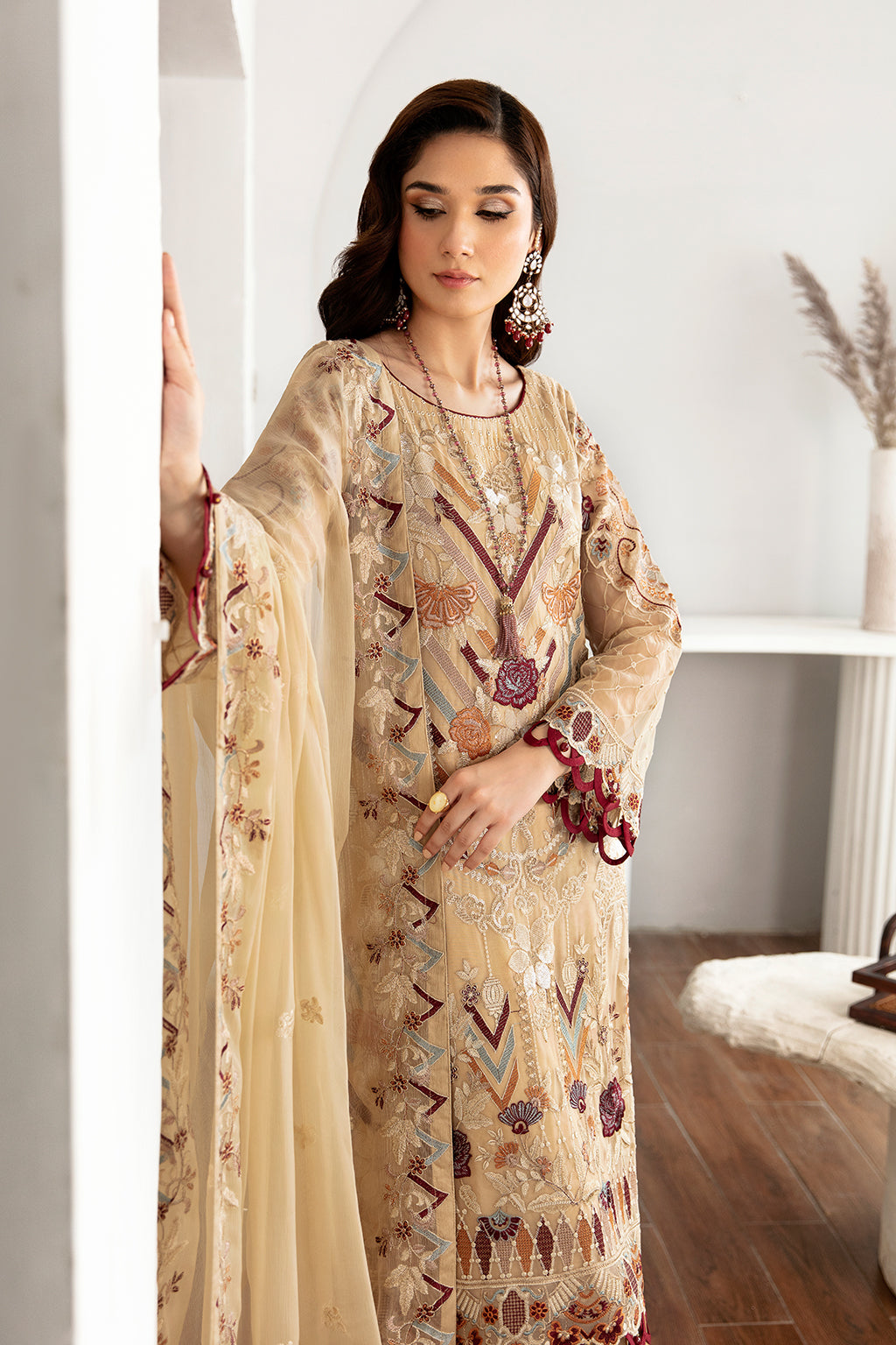 Ramsha | Rangoon Chiffon Collection 24 | D-1108 - Official Ramsha - Agha Fabrics UK