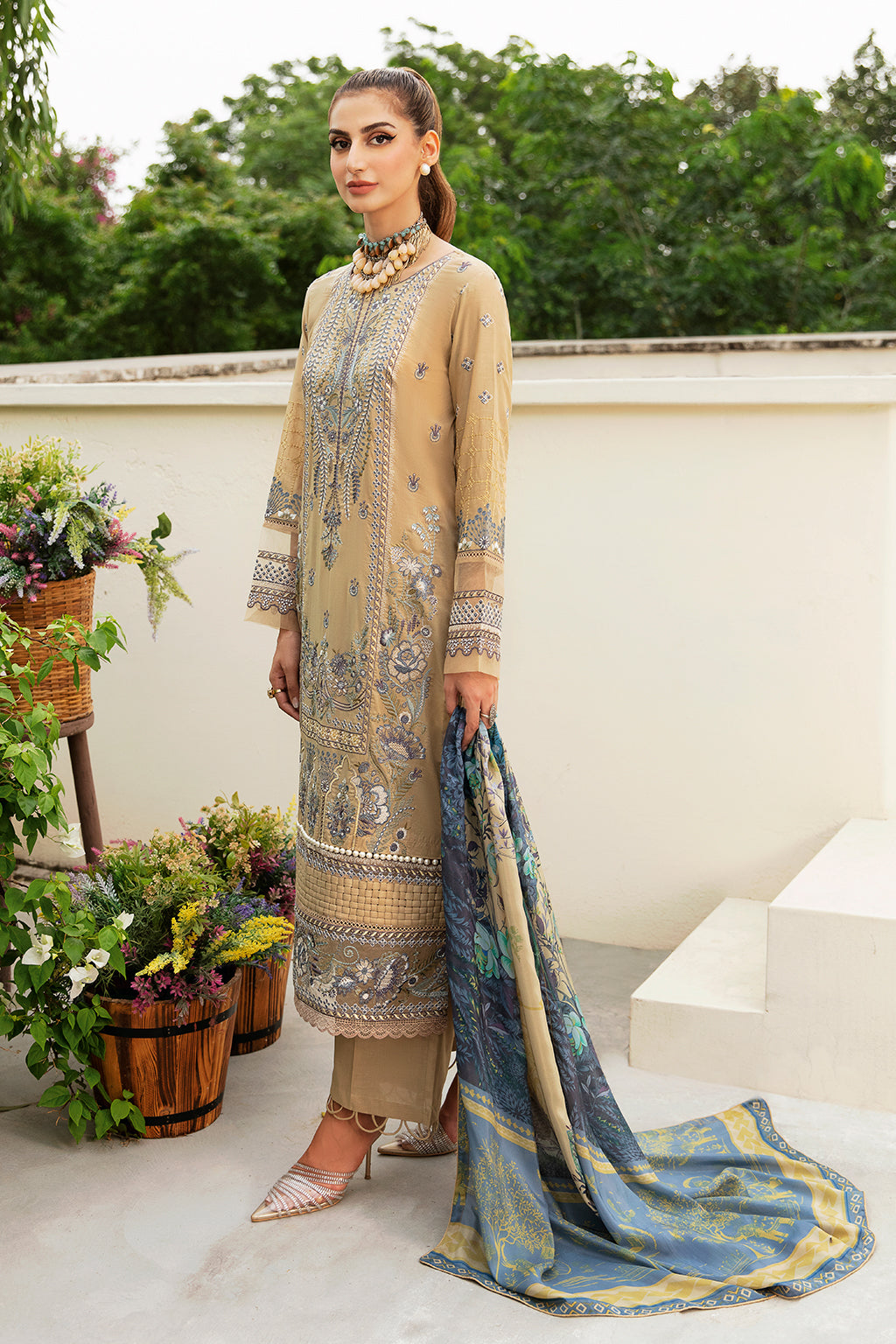 Ramsha | Riwayat Lawn Collection | Y-802