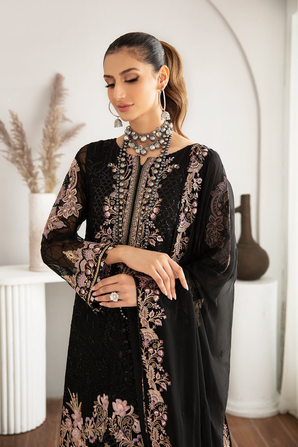 Ramsha | Rangoon Chiffon Collection 24 | D-1106 - Official Ramsha - Agha Fabrics UK