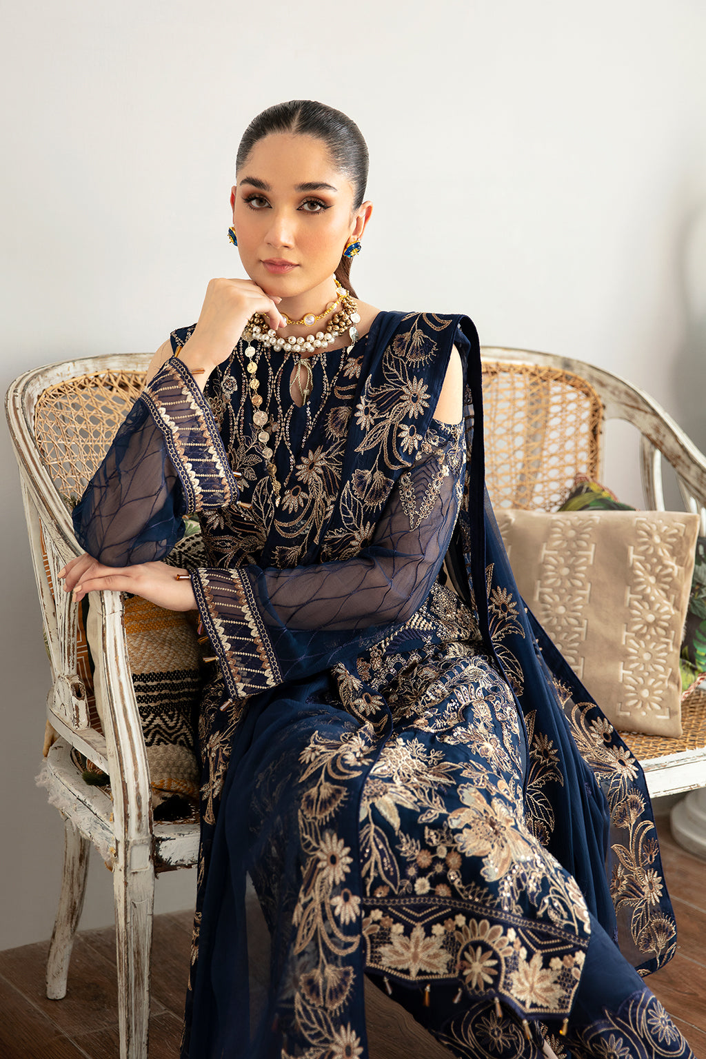 Ramsha | Rangoon Chiffon Collection 24 | D-1111 - Official Ramsha - Agha Fabrics UK