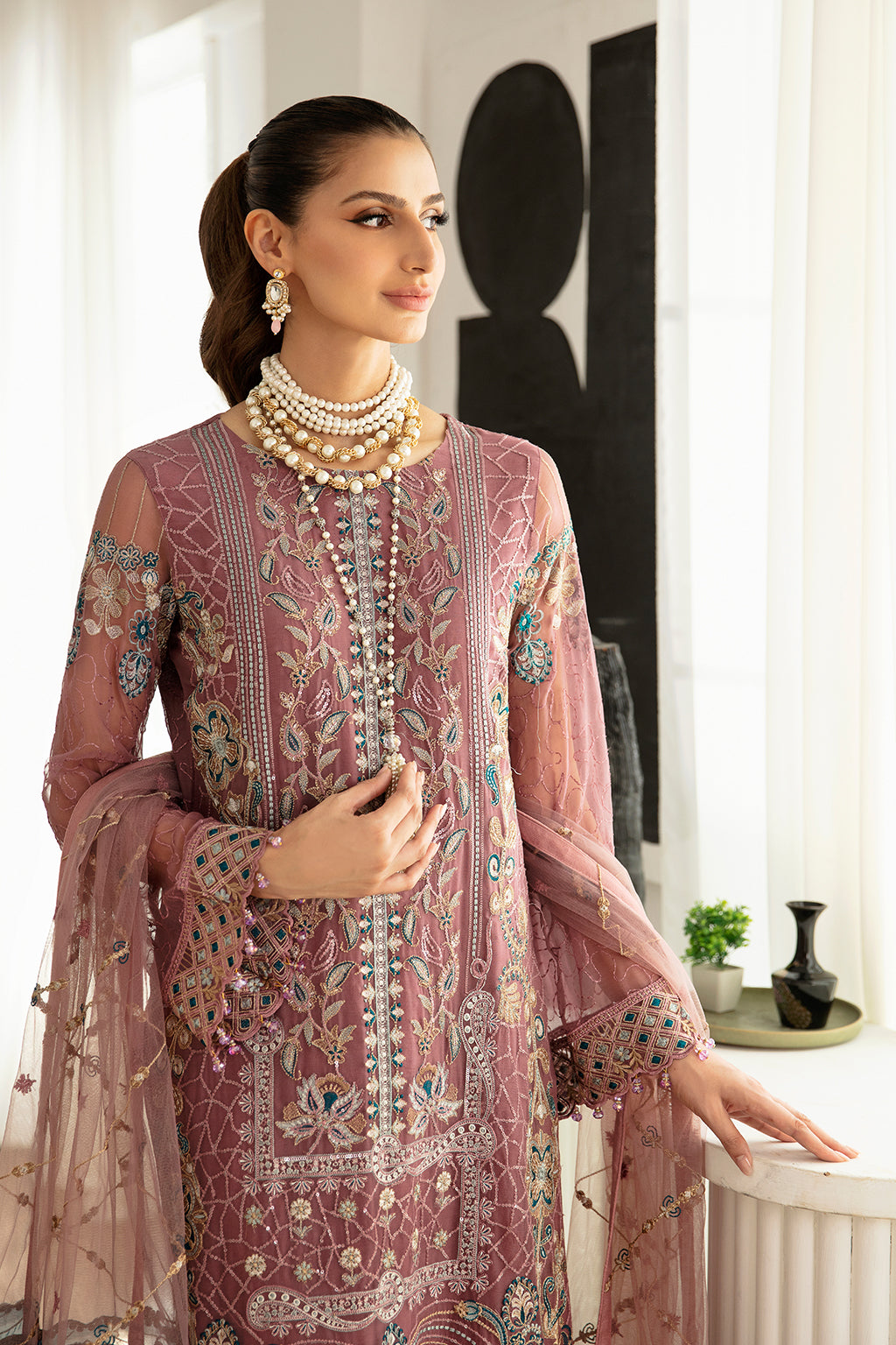 Ramsha | Rangoon Chiffon Collection 24 | D-1102 - Official Ramsha - Agha Fabrics UK