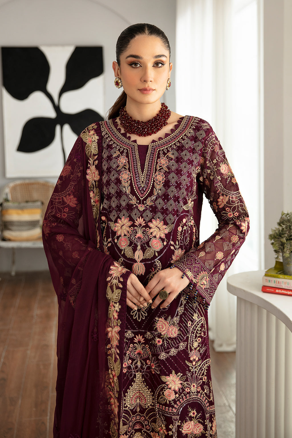 Ramsha | Rangoon Chiffon Collection 24 | D-1104 - Official Ramsha - Agha Fabrics UK