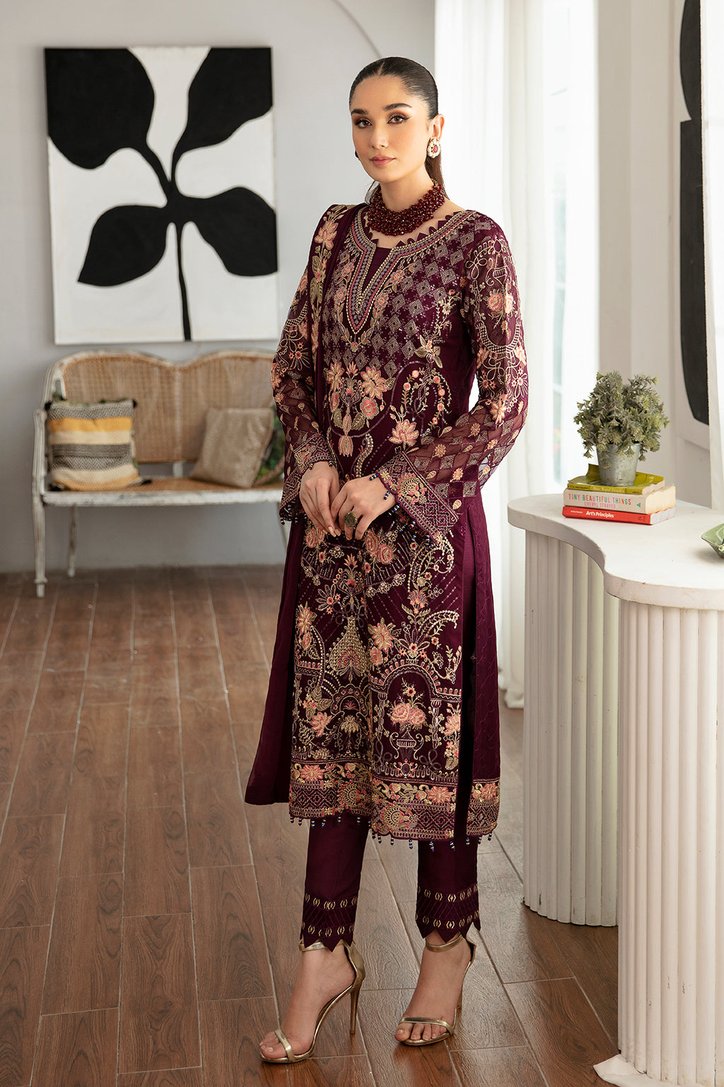 Ramsha | Rangoon Chiffon Collection 24 | D-1104 - Official Ramsha - Agha Fabrics UK