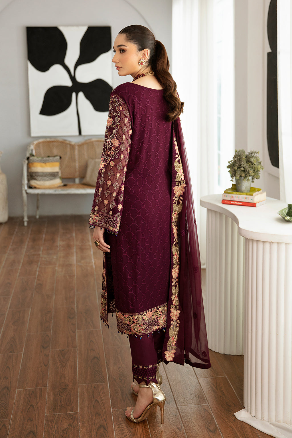 Ramsha | Rangoon Chiffon Collection 24 | D-1104 - Official Ramsha - Agha Fabrics UK