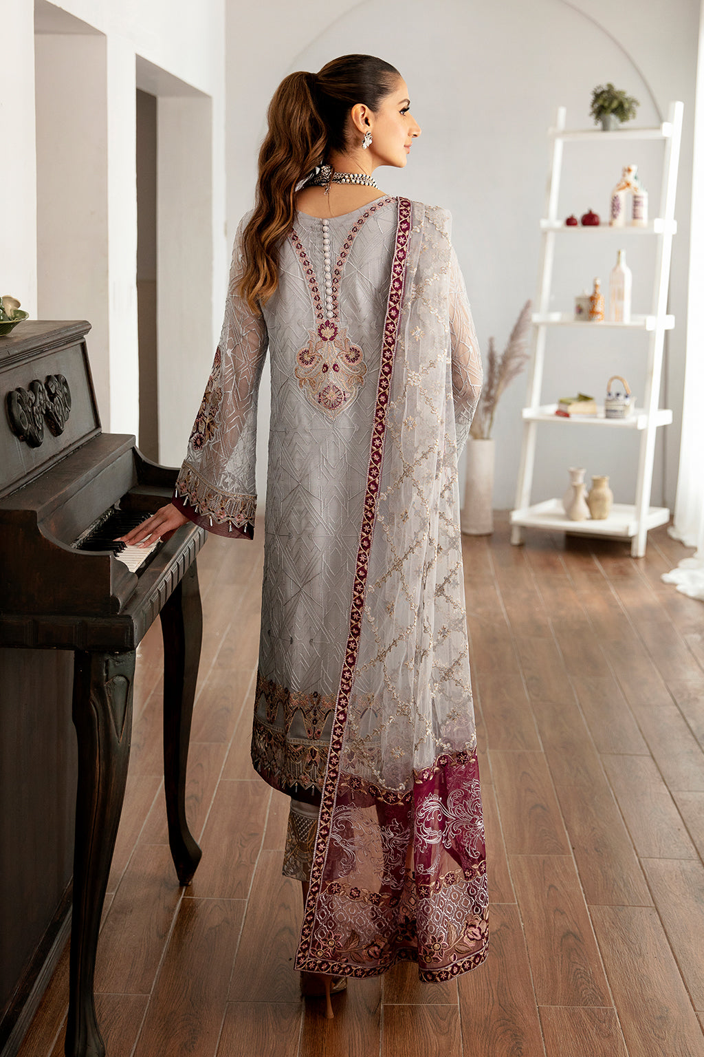 Ramsha | Rangoon Chiffon Collection 24 | D-1109 - Official Ramsha - Agha Fabrics UK