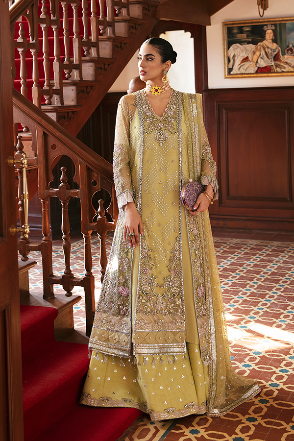 Soraya | Lumene Festive | OLIVINE -  Soraya Bridal -  Agha Fabrics