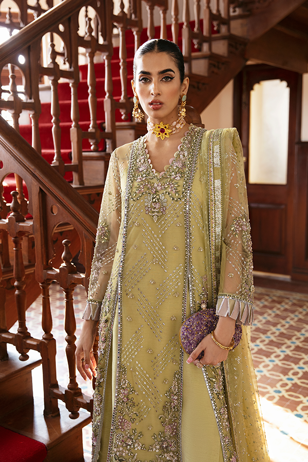 Soraya | Lumene Festive | OLIVINE -  Soraya Bridal -  Agha Fabrics