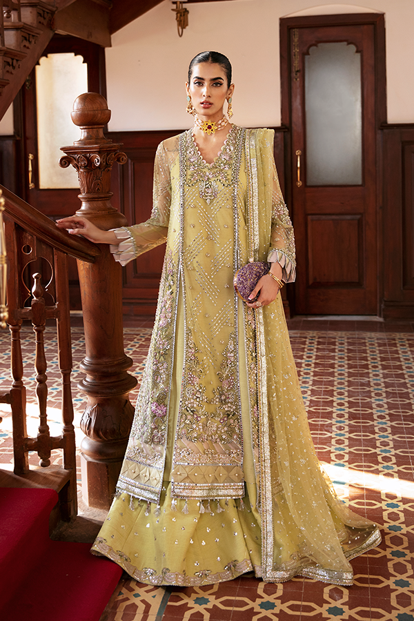 Soraya | Lumene Festive | OLIVINE -  Soraya Bridal -  Agha Fabrics