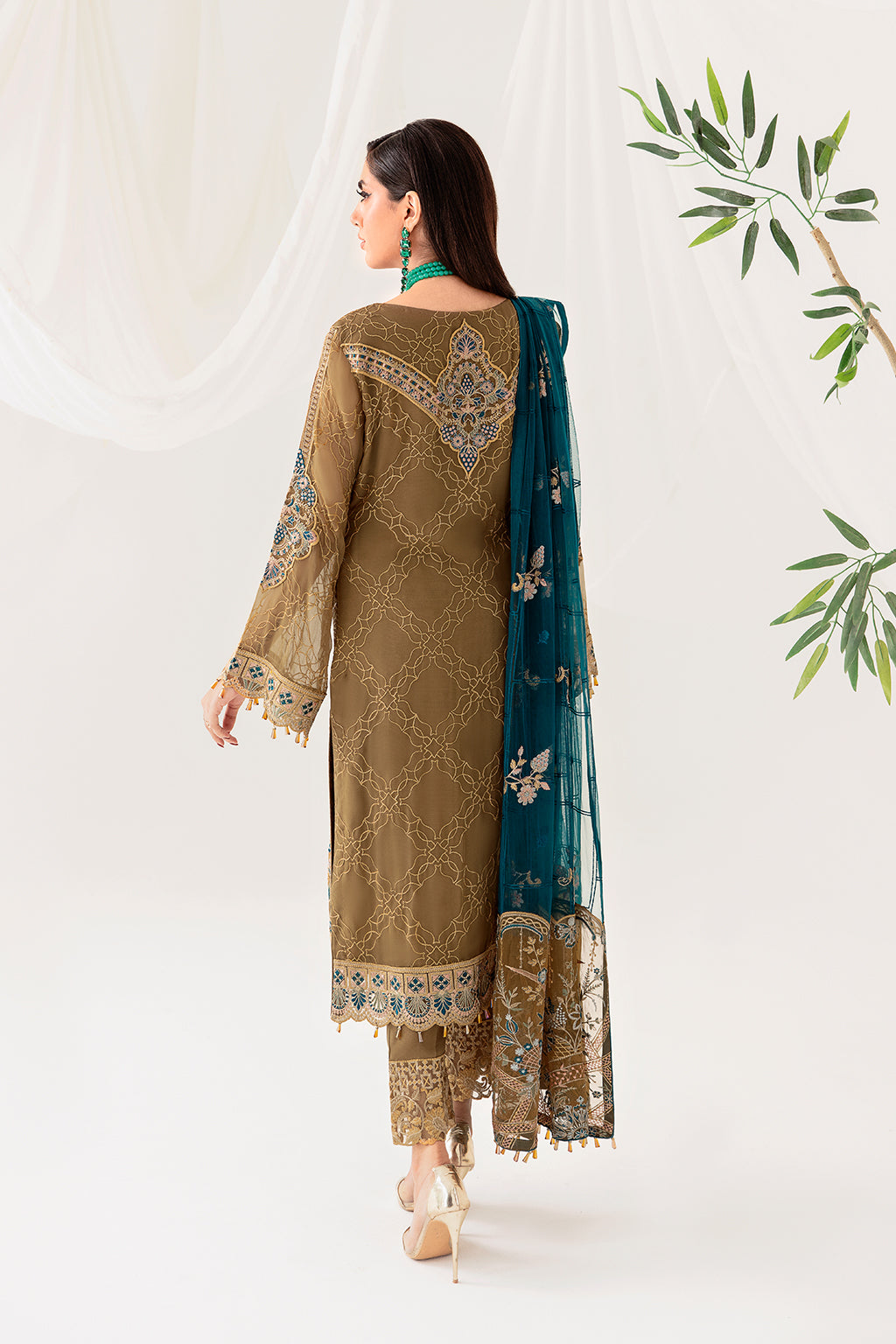 Ramsha | Rangoon Chiffon Collection 24 | D-1012 - Official Ramsha - Agha Fabrics UK