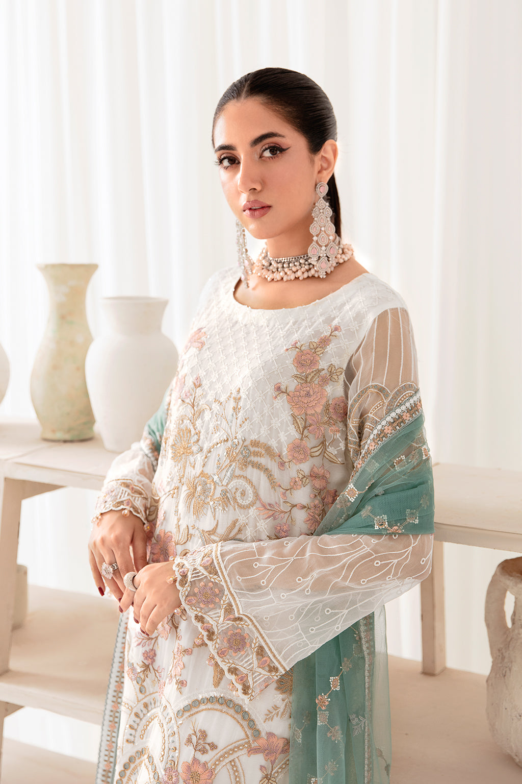 Ramsha | Rangoon Chiffon Collection 24 | D-1005 - Official Ramsha - Agha Fabrics UK