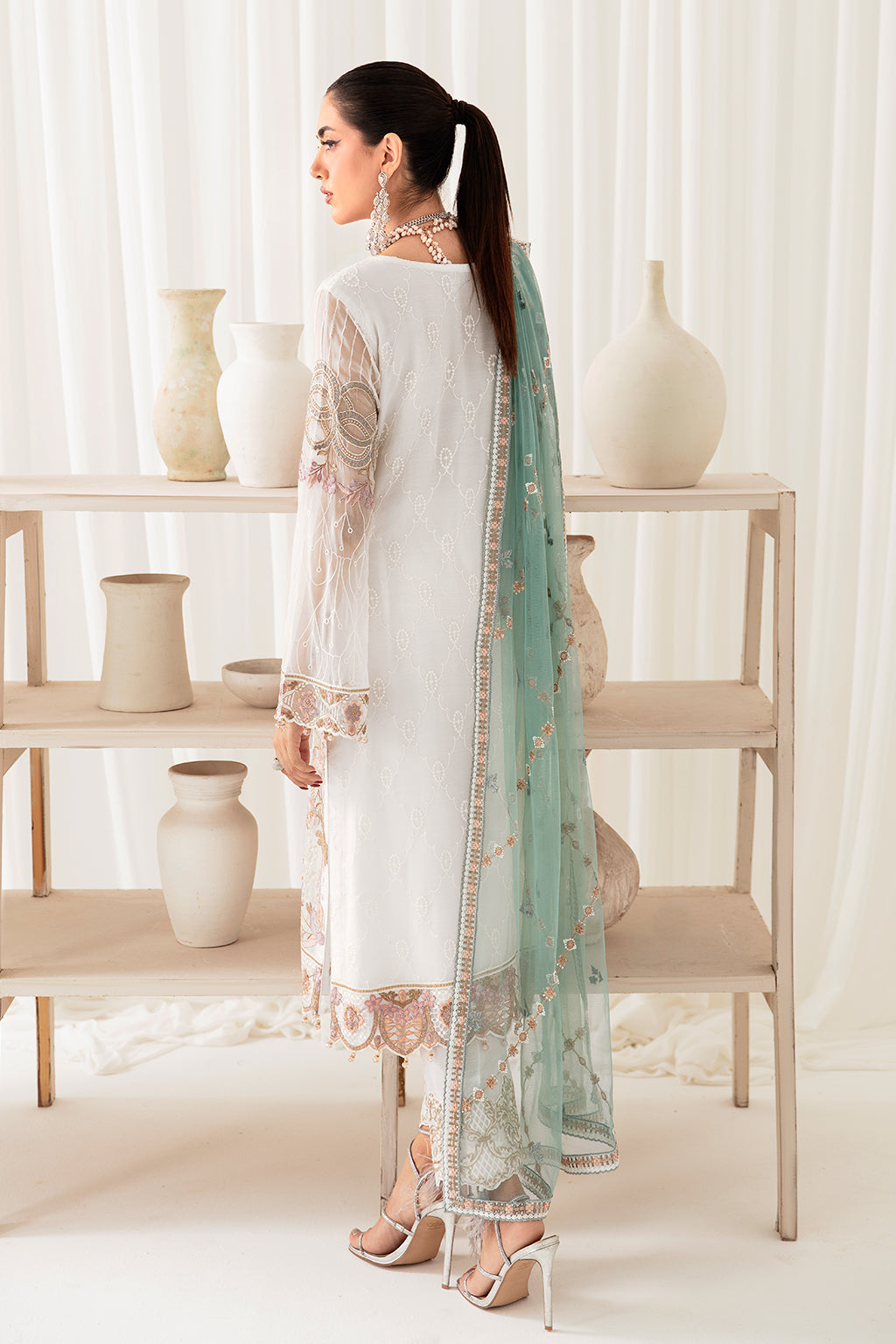 Ramsha | Rangoon Chiffon Collection 24 | D-1005 - Official Ramsha - Agha Fabrics UK