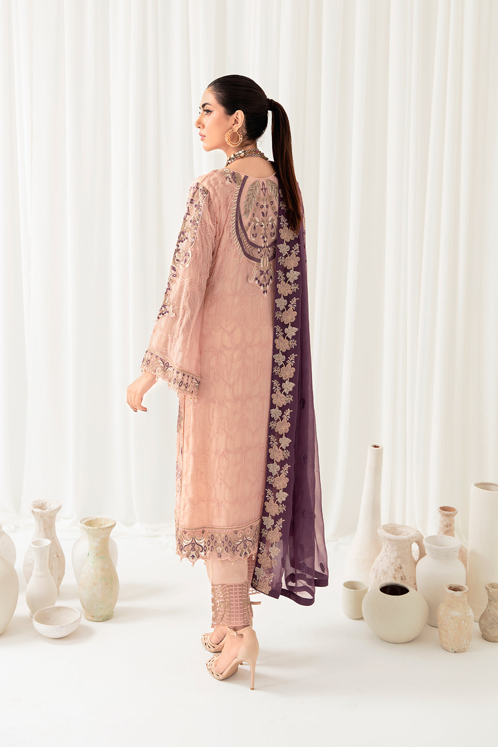 Ramsha | Rangoon Chiffon Collection 24 | D-1007 - Official Ramsha - Agha Fabrics UK