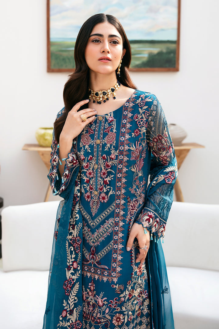 Ramsha | Chevron Chiffon Collection | A-811 - Official Ramsha - Agha Fabrics UK