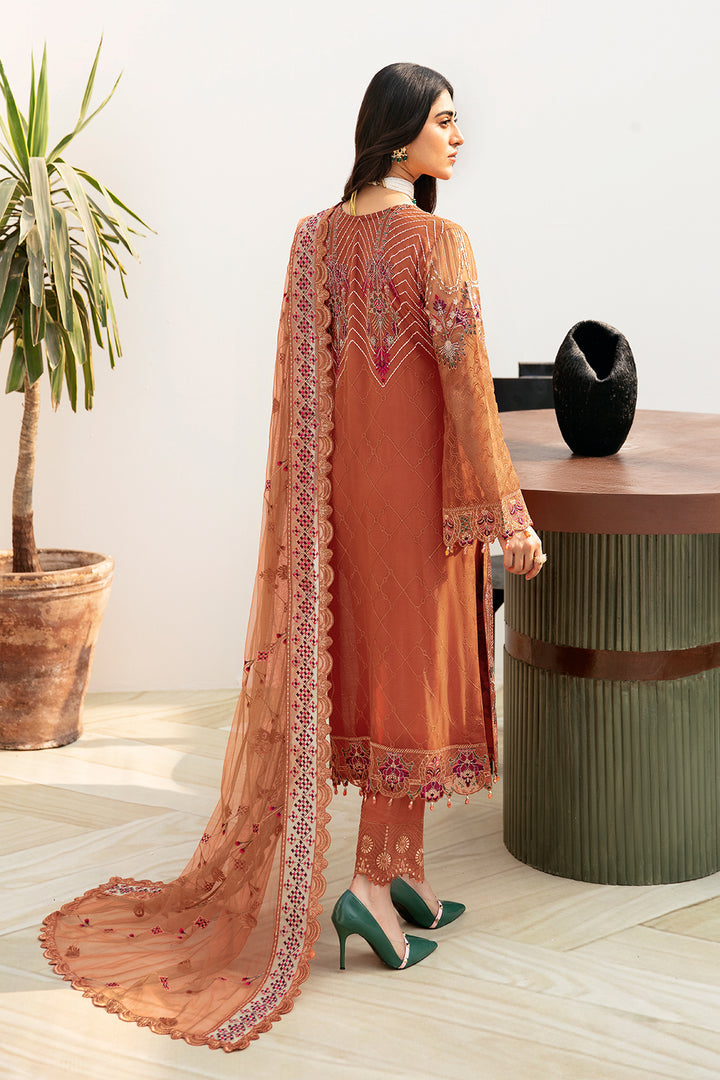 Ramsha | Chevron Chiffon Collection | A-810 - Official Ramsha - Agha Fabrics UK