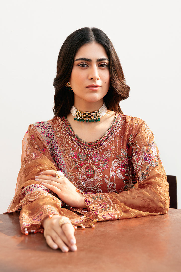 Ramsha | Chevron Chiffon Collection | A-810 - Official Ramsha - Agha Fabrics UK